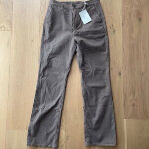 NWT Ag Tailored Kinsley Sueded Sateen High Rise Crop Pant Size 26